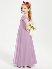 Off-the-Shoulder Dresses for Stylish Junior Bridesmaids Wisteria