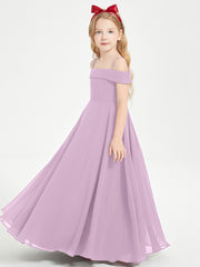 Off-the-Shoulder Dresses for Stylish Junior Bridesmaids Wisteria