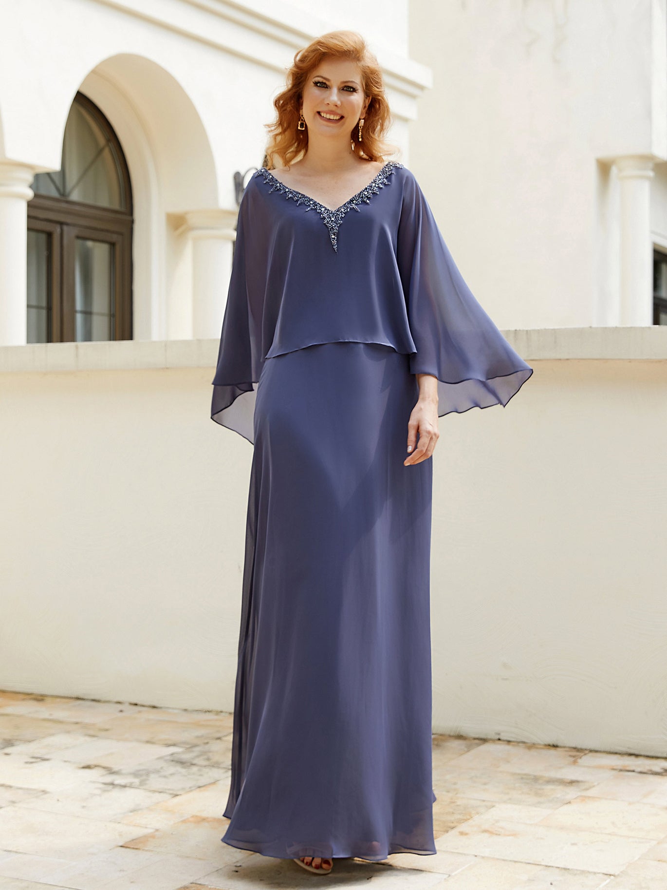 long sleeve mother of the bride dresses uk Modest Long Sleeve Lace Allover Mother of Bride Dress