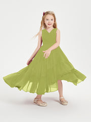 Cascading Skirt Boho Dresses for Junior Bridesmaids Clover
