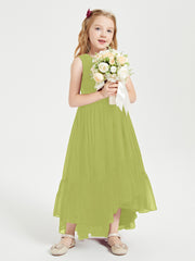 Cascading Skirt Boho Dresses for Junior Bridesmaids Clover