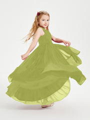 Cascading Skirt Boho Dresses for Junior Bridesmaids Clover