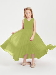 Cascading Skirt Boho Dresses for Junior Bridesmaids Clover