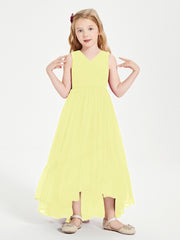 Cascading Skirt Boho Dresses for Junior Bridesmaids Daffodil
