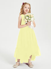 Cascading Skirt Boho Dresses for Junior Bridesmaids Daffodil