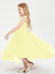 Cascading Skirt Boho Dresses for Junior Bridesmaids Daffodil