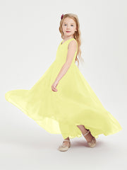 Cascading Skirt Boho Dresses for Junior Bridesmaids Daffodil