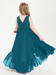 Cascading Skirt Boho Dresses for Junior Bridesmaids Ink Blue