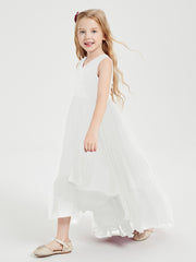 Cascading Skirt Boho Dresses for Junior Bridesmaids Ivory