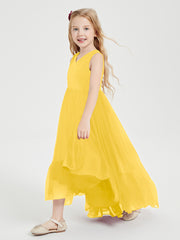 Cascading Skirt Boho Dresses for Junior Bridesmaids Marigold