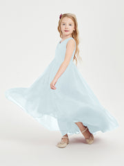 Cascading Skirt Boho Dresses for Junior Bridesmaids Mist