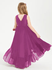 Cascading Skirt Boho Dresses for Junior Bridesmaids Orchid
