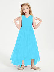 Cascading Skirt Boho Dresses for Junior Bridesmaids Pool