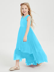 Cascading Skirt Boho Dresses for Junior Bridesmaids Pool