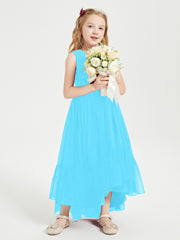 Cascading Skirt Boho Dresses for Junior Bridesmaids Pool