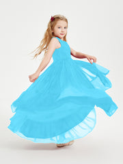 Cascading Skirt Boho Dresses for Junior Bridesmaids Pool