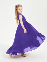 Cascading Skirt Boho Dresses for Junior Bridesmaids Regency