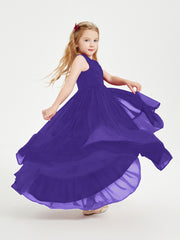 Cascading Skirt Boho Dresses for Junior Bridesmaids Regency