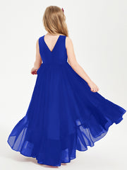 Cascading Skirt Boho Dresses for Junior Bridesmaids Royal Blue