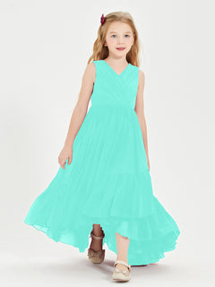 Cascading Skirt Boho Dresses for Junior Bridesmaids Spa