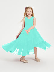 Cascading Skirt Boho Dresses for Junior Bridesmaids Spa