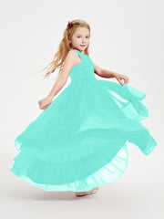 Cascading Skirt Boho Dresses for Junior Bridesmaids Spa