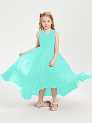 Cascading Skirt Boho Dresses for Junior Bridesmaids Spa