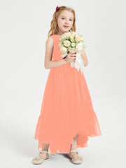 Cascading Skirt Boho Dresses for Junior Bridesmaids Sunset