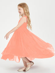 Cascading Skirt Boho Dresses for Junior Bridesmaids Sunset