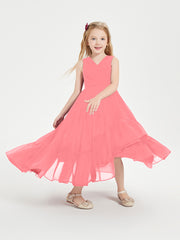 Cascading Skirt Boho Dresses for Junior Bridesmaids Watermelon