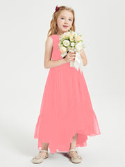 Cascading Skirt Boho Dresses for Junior Bridesmaids Watermelon