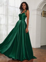 Cowl Neck Ruched Backless Dress With Slit Dark Green Plus Size