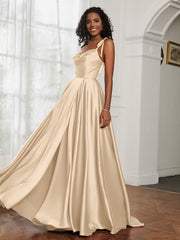 Cowl Neck Ruched Backless Dress With Slit Peach