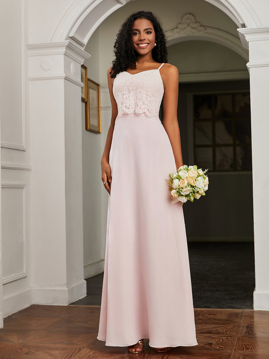 Sweetheart Spaghetti Straps Chiffon A-Line Dress Dark Green Plus Size