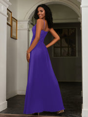 Sweetheart Spaghetti Straps Chiffon A-Line Dress Regency Plus Size