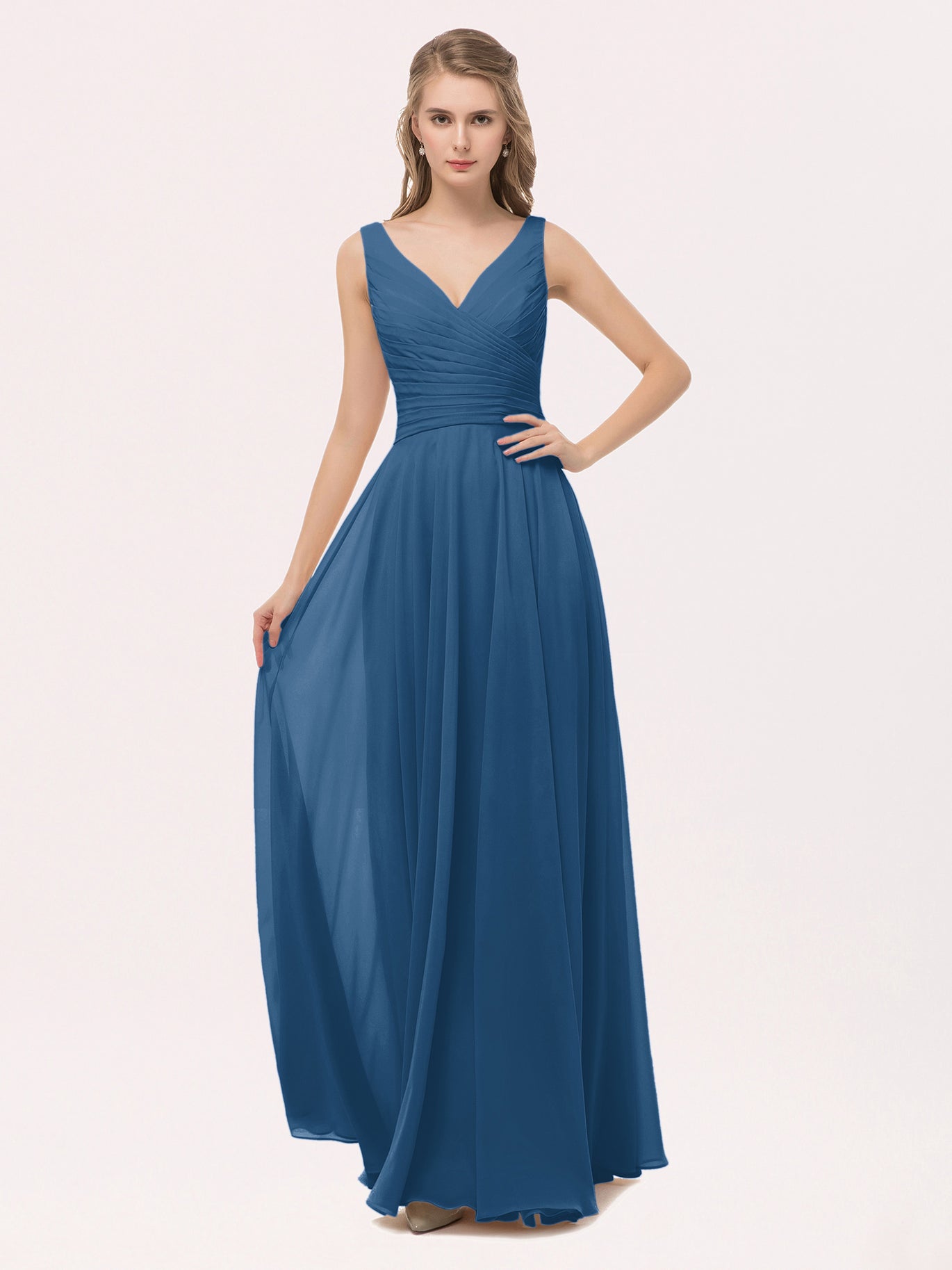 Elegant and Sophisticated Ink Blue Bridesmaid Dresses  BABARONI UK