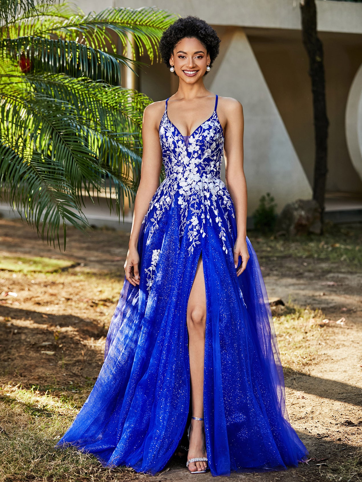 High Slit Prom Dress