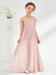 Flutter Sleeve Junior Bridesmaid Dresses Dusty Rose