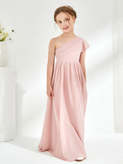 Flutter Sleeve Junior Bridesmaid Dresses Dusty Rose