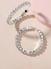 Simple and Stylish Diamond Earrings