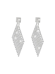 Diamond-Shaped Long Earrings