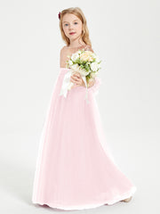 Sparkling Sequined Junior Bridesmaids Gown Blushing Pink