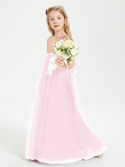 Sparkling Sequined Junior Bridesmaids Gown Candy Pink