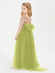 Sparkling Sequined Junior Bridesmaids Gown Clover