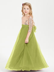 Sparkling Sequined Junior Bridesmaids Gown Clover