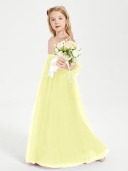 Sparkling Sequined Junior Bridesmaids Gown Daffodil