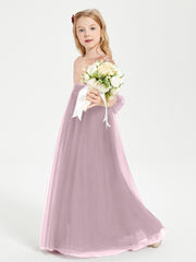 Sparkling Sequined Junior Bridesmaids Gown Dusk