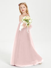 Sparkling Sequined Junior Bridesmaids Gown Dusty Rose