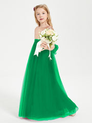 Sparkling Sequined Junior Bridesmaids Gown Emerald