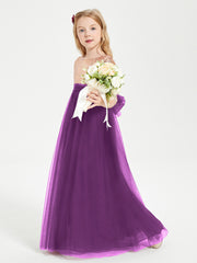 Sparkling Sequined Junior Bridesmaids Gown Grape
